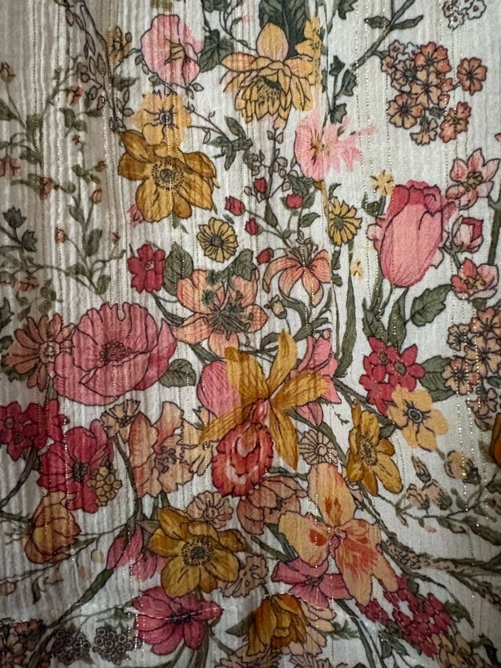 Auguste the Label Carlota Floral Print Cotton Mini Dress Sz 4 NWOT - Picture 9 of 10
